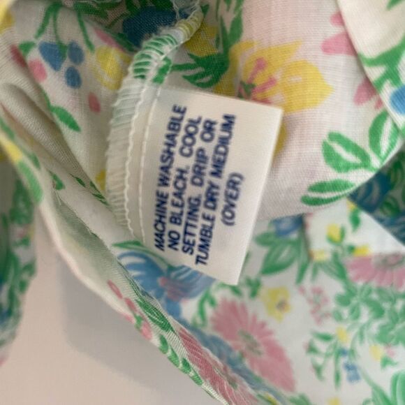 SALE David brooks bright floral button down size 10 - Picture 3 of 8